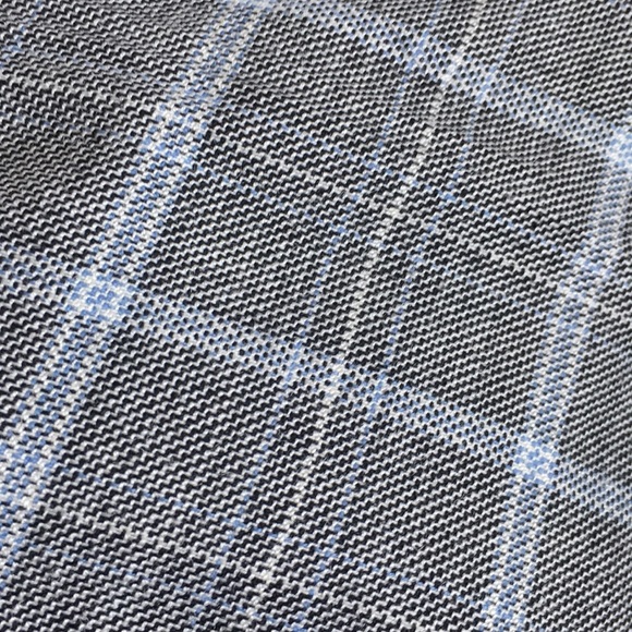 plaid lined stretch wool silk Talbots pants - Picture 2 of 7